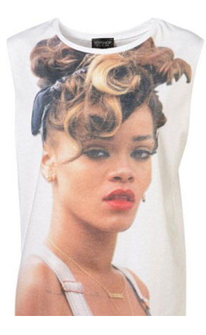 Rihanna, Topshop Tshirt Rihanna, Topshop Tshirt